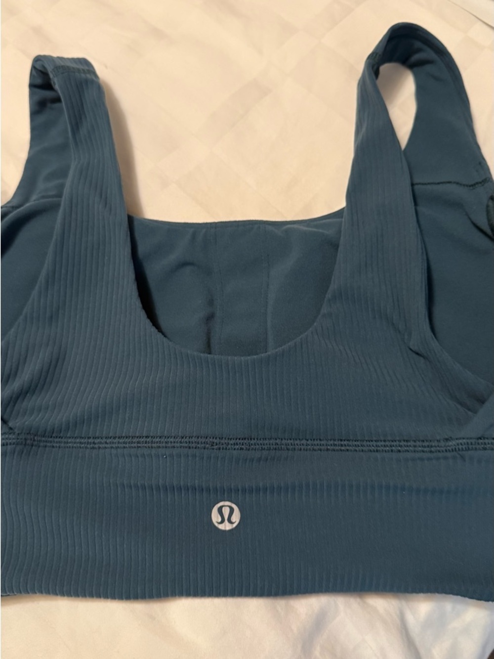 Lululemon Align Ribbed Bra *Light Support C/D Cup Green Jasper size 4 - Picture 6 of 9